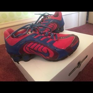 Blue and Pink Custom Nike Shox